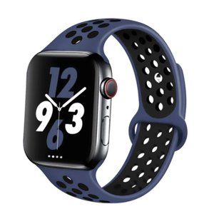 NEW[BAND] NAVY BLUE Sport Silicone For Apple Watch